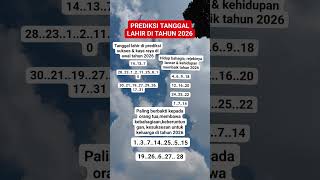 Download lagu tanggal lahir di tahun 2026 #shots #hiburansegar #tarot #info mp3 Download lagu tanggal lahir di tahun 2026 #shots #hiburansegar #tarot #info mp3
