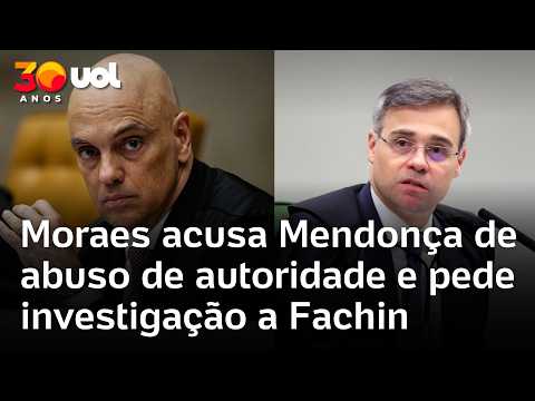 Moraes pede investigação contra Mendonça; Fachin dá 5 dias para ministros se explicarem sobre Master