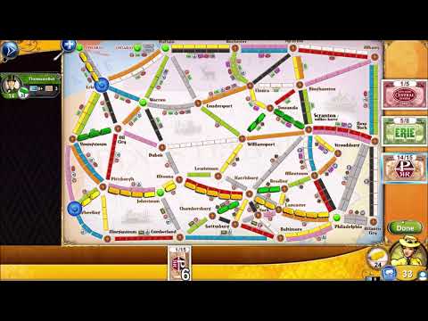 Ticket to Ride - Lets Play - Pennsylvania