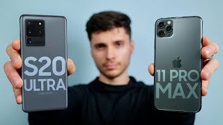 Samsung Galaxy S20 Ultra vs Apple iPhone 11 Pro Max!