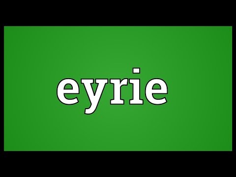Eyrie Meaning