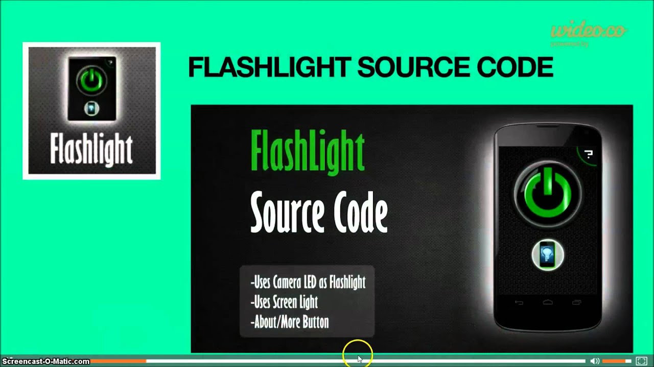 Android Flashlight app source code