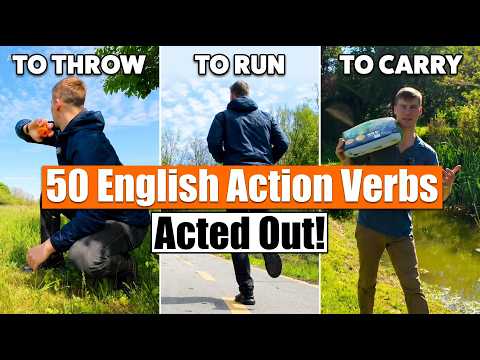 Learn 50 Useful English Verbs in 10 Minutes