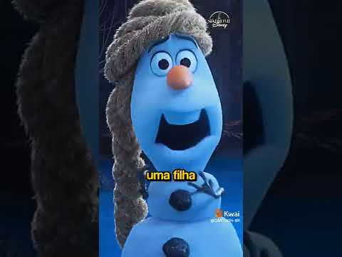 olafe imitando a rapunzel