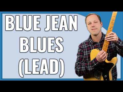 Blue Jean Blues Guitar Lesson (Slow Blues Guitar Licks – Billy Gibbons Style)
