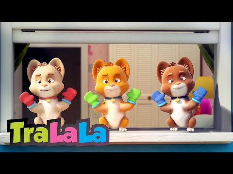 Trei pisicuțe 🐱 Colaje de Melodii Educative - Cântecele pentru Copii de la TraLaLa