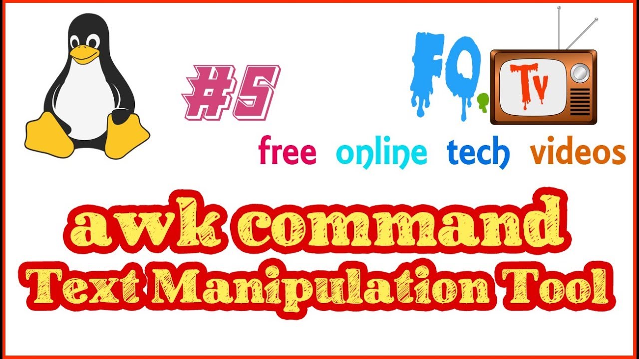 awk programming | Powerful Text Manipulation Tool | FOTV | AWK Tutorial