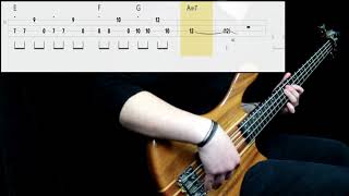 Live - Pain Lies On The Riverside (Bass Cover) (Play Along Tabs In Video)