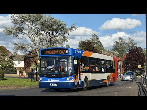 [INSANE THRASH] Stagecoach Newcastle 22413 (NK06 LUP) Working X47 to Newcastle