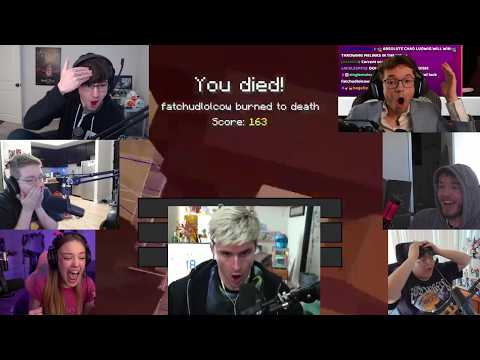 Streamers React to Ludwig's Choke during the MidOffs S3 Day 1