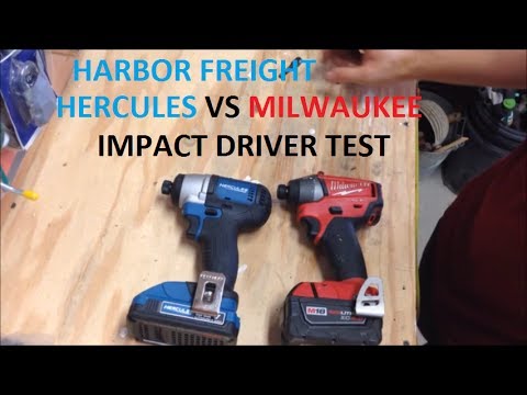 NEW Harbor Freight Hercules Impact Driver vs Milwaukee M18 Fuel