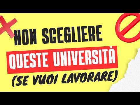 Lauree da evitare assolutamente per non essere poveri e disocuppati
