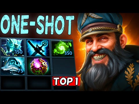 Kunkka One-Shots with Magic Build?! Top 1 Player Style🔥
