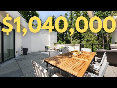 Inside a Must-See $1,040,000 Modern Townhome with EPIC ROOFTOP DECK in Coquitlam's City Centre