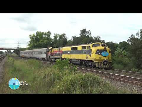 Diesel Locomotives GM10 & 4911 - AK Track Recording Cars - January 2023