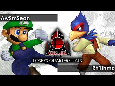 Melee: AwSmSean (Luigi) V Rh1thmz (Falco) - Obelisk 47 Tournament SSBM