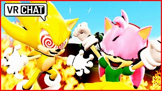 Fleetway super Sonic meets Rosey the rascal In vr chat