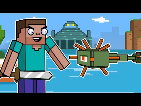 Guardians & The Ocean Monument | Block Squad (Minecraft Animation)