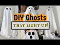 DIY GHOSTS FOR HALLOWEEN SERIOUSLY EASY DIYS FOR A SPOOKY HALLOWEEN