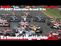 F1 2007 Australian Grand Prix Extended Highlights Round 1