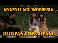 REAKSI CEWE JEPANG DENGER LAGU INDONESIA
