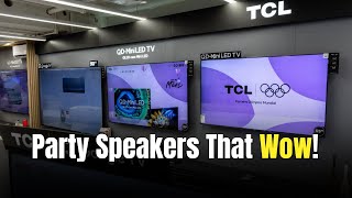 TCL’s 2025 Home Theater Lineup Revealed | QM8K Smart TV, Party Speakers & More