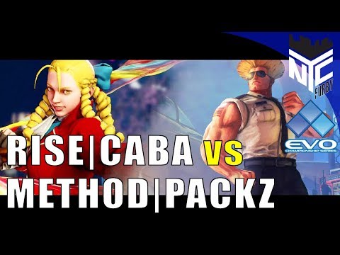[ Street Fighter 5] EVO 2018 - RISE|Caba vs Method|Packz [1080p/60fps]