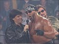 Sting Macho Man Watch On During Hollywood Hogan Promo Hogan Trashes Piper Being In Alcatraz WCW