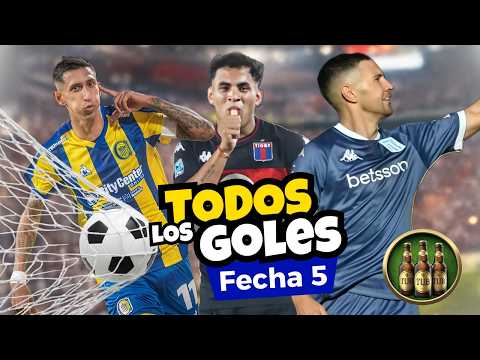 TODOS LOS GOLES de la FECHA 5 ⚽ Di María brilla y River no levanta
