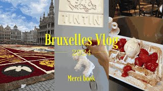 日帰りブリュッセル一人旅🧇フラワーカーペット💐|食い倒れ🍻🍟