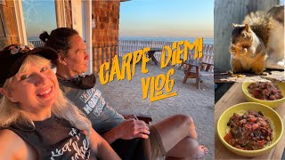 Carpe Diem! Meals, Mail, Animals &amp; Sunset Beach Walk with Chill Tunes
