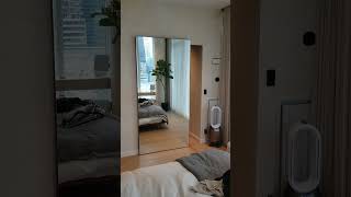 Sliding Mirror Door with Invisible Hardware