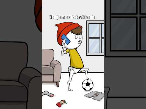 ⁠@enzolefrere - POV : T’as 25 ans et tu veux faire un foot ⚽️ #shorts #animation #humour #drole