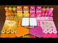 PINK Vs GOLD Mixing Random Into GLOSSY Slime Satisfying Slime Video 147