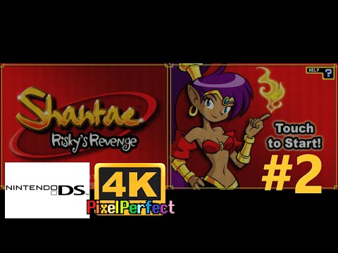 Shantae Risky's Revenge Nintendo DSI  PARTE 2 - 4K 60FPS PIXELPERFECT.