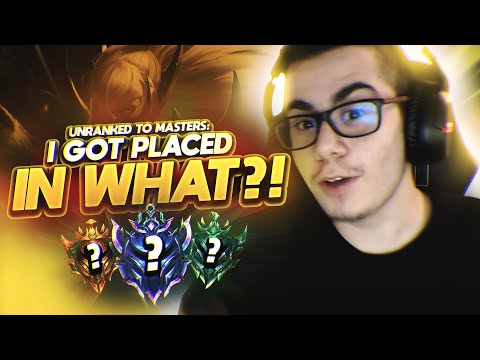 TF Blade | UNRANKED TO MASTERS HIGHEST WINRATE | I GOT PLACED WHERE!?