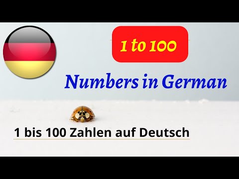 1 to 100 Numbers in German - Counting in German Language