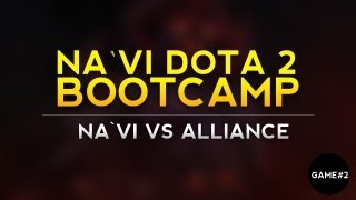 Na`Vi.Dota 2 vs Alliance - game 2 @ live VOD from bootcamp