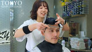 Download lagu ASMR💈Gentle Japanese Barber | Careful Haircut, Shampoo, Shave & Massage mp3