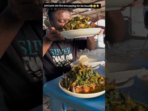 Roro enjoying the good life with ofe Owerri this hot afternoon