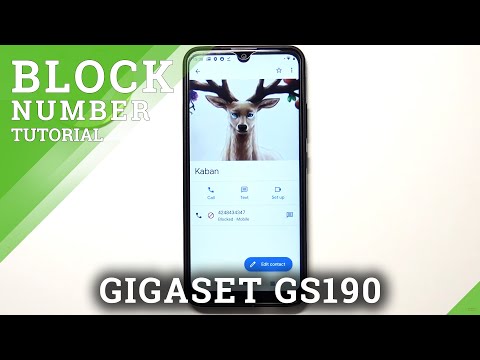 How to Manage Blacklist – Block Contact on GIGASET GS190
