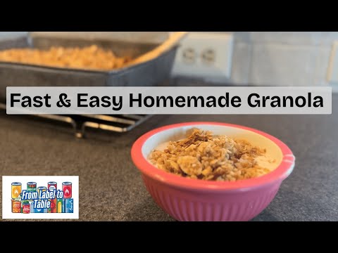 Easy Homemade Granola Recipe | Quaker Oats Inspired | Fun Food Friday Finale!