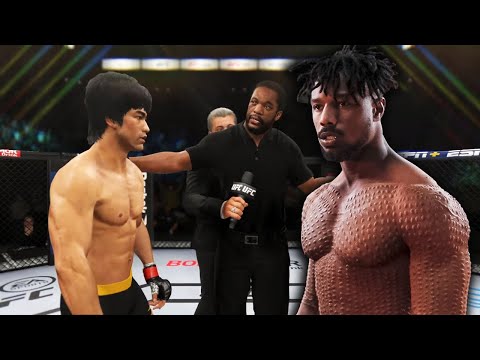 UFC 4 | Bruce Lee vs. Erik Killmonger (Black Panther) (EA Sports UFC 4)