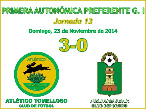 Video Resumen ATLÉTICO TOMELLOSO-PIEDRABUENA