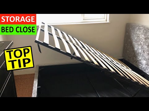 Ottoman Bed How to Close it Down - Is your Storage Bed Stuck and won't Close after Assembly?