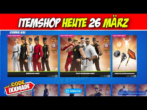Fortnite Item Shop 26.3.2022 | Fortnite Shop [26.März 2022] - (Fortnite Battle Royale)
