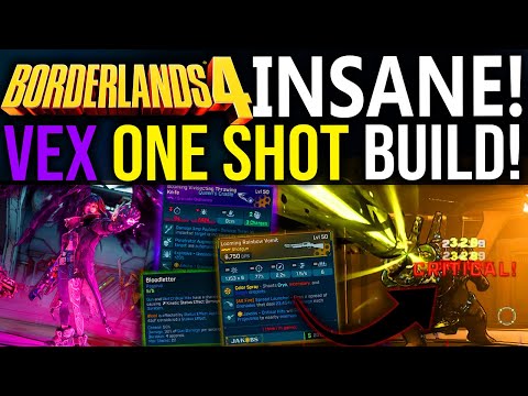 Borderlands 4: Vex ONE SHOT Build! (1 Shot any boss!)