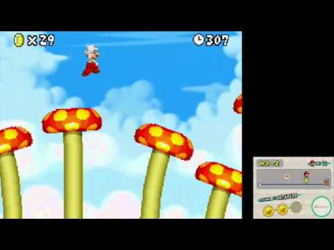 New Super Mario Bros. - W3-2 (Alle Sternenmünzen + Geheimausgang)
