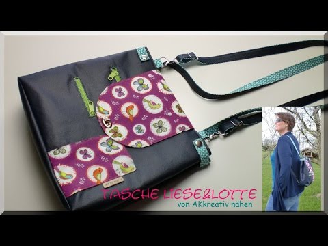 Tasche LIESE&LOTTE von AKkreativ nähen - kostenloses Ebook
