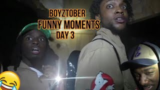 Funniest Moments from Boyztober DAY 3 (The Boyz explore an abandoned mental asylum)